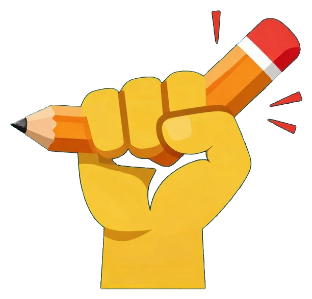 RiotSchool — fist breaking pencil